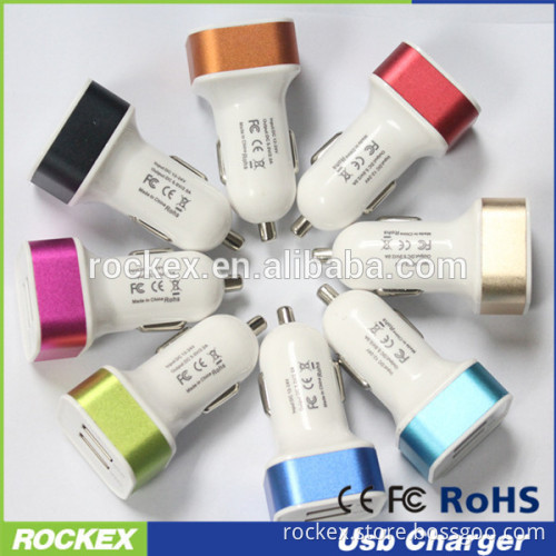 2 USB car charger for mobile phone